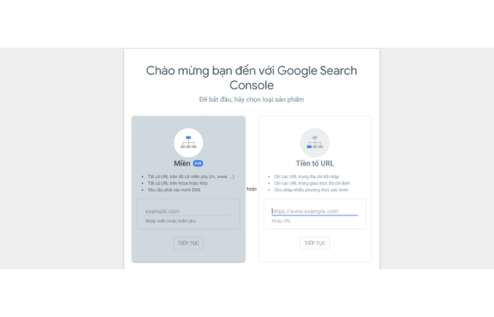 submit URL lên Google