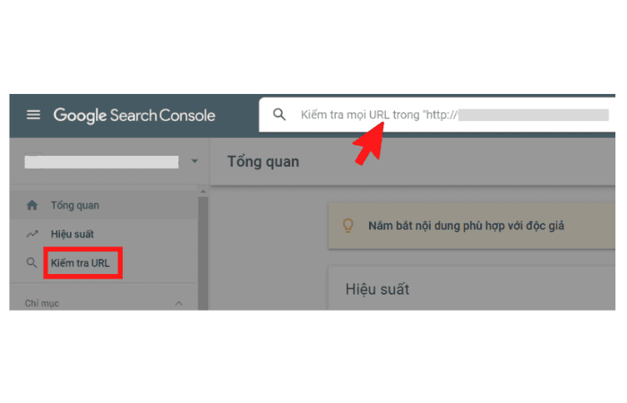 submit URL lên Google