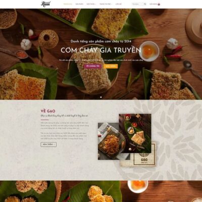 Theme WordPres ban com chay gia truyen