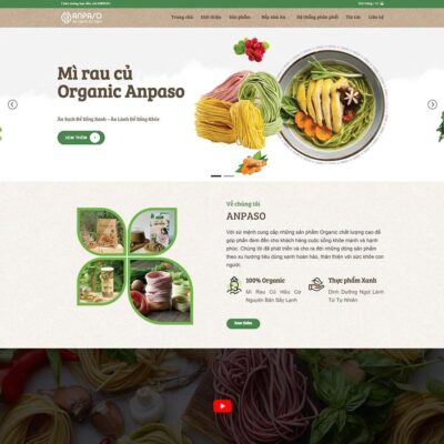 Theme WordPress thuc pham sach 27