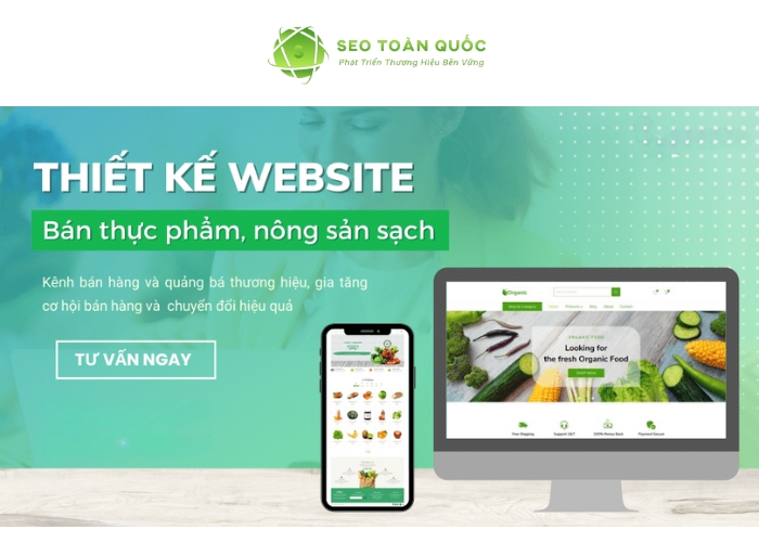 Thiet ke website thuc pham tai da nang