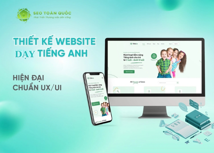 thiết kế website dạy tiếng anh tại đà nẵng